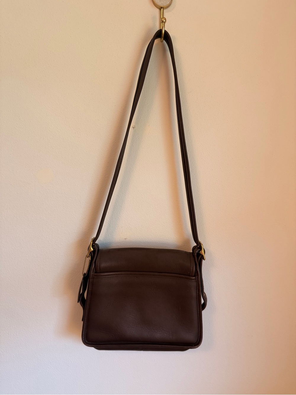 Coach Vintage Brown Leather Ramblers Legacy Crossbody… - Gem
